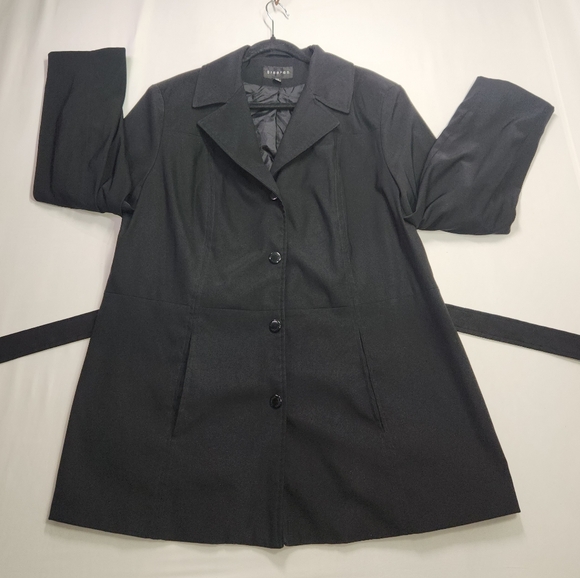Braetan Jackets & Blazers - ⭐️Braetan Sleek Black Mid Length Trench Coat for Women XXL⭐️